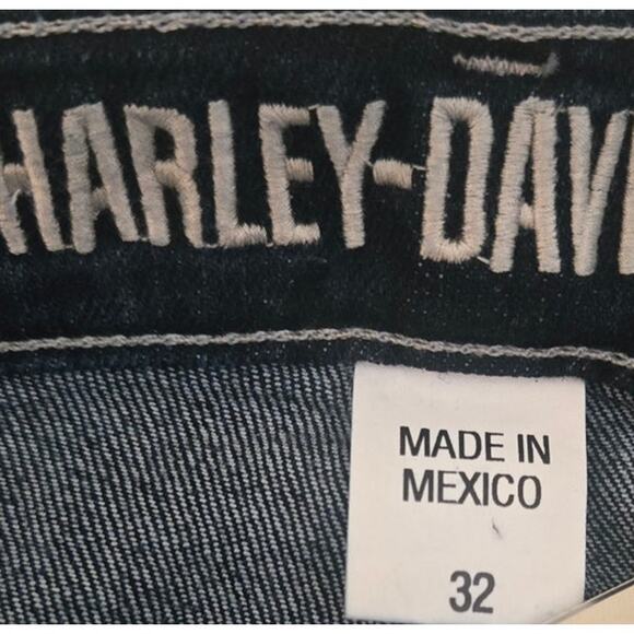 Harley Davidson Curvy Boot Cut Jeans Size 32 - Picture 6 of 11